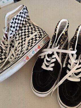 VANS Size 6 women's Bundle of Two (2) High Tops